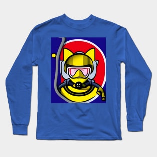 snorkel diver Long Sleeve T-Shirt